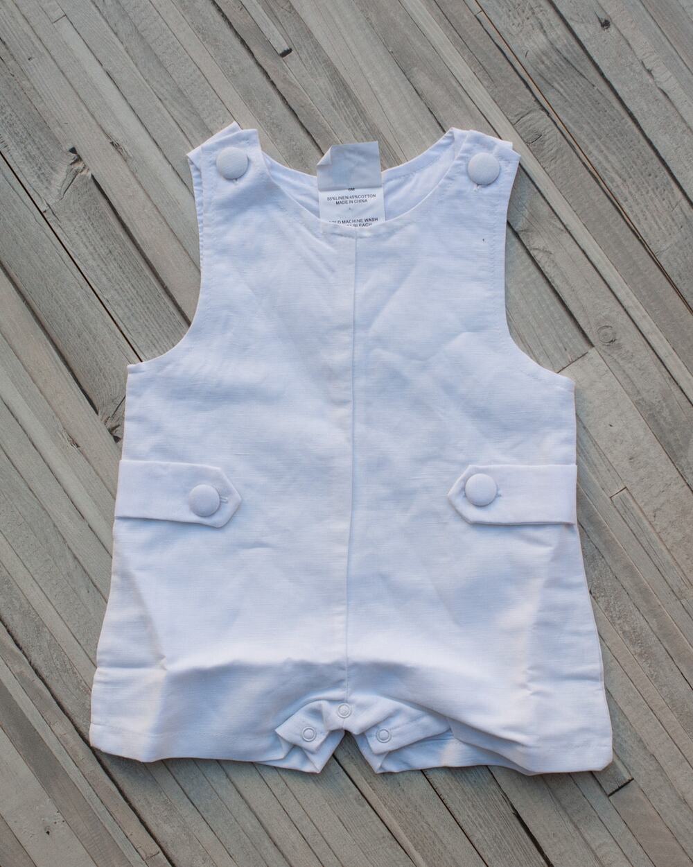 Linen Blend Jon Jon 6 month Size NWT